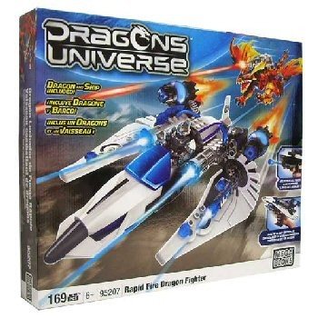 Mega Bloks Dragon Battle - Jet da Combattimento e Drago
