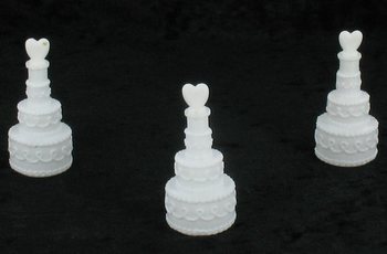 Bolle di Sapone per Matrimonio - Modello Torta (24 pz.)