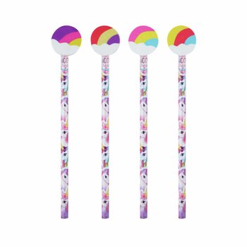 Matita Unicorno Arcobaleno con Gomma (24 pz.)