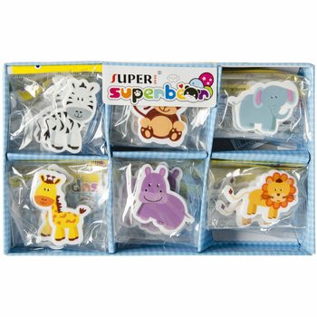 Gomme per Cancellare Animali Mix in Display (30 pezzi)