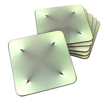 Joseph Joseph Sottobicchieri da Tavolo Cross 3D - Set da 6 Pezzi (1 set)