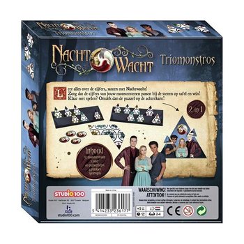Studio 100 - Nachtwacht Triomonstros Gioco e Puzzle 2-in-1 (6 pz.)