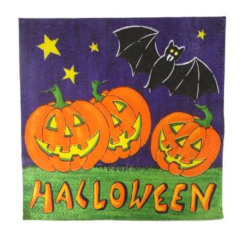Set di 20 Tovaglioli - Modello: Halloween (6 set)