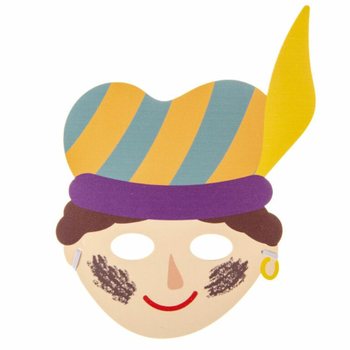 SINTERKLAAS - MASCHERE DI SAN NICOLA E PIET IN GOMMAPIUMA (48 pz)