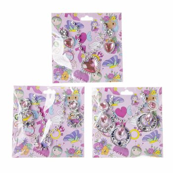 Set Collana e Orecchini da Principessa (36 pezzi)