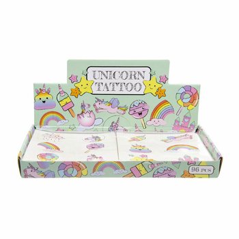 TATUAGGI DIVERTENTI – MODELLO: UNICORNO (96 pz.)
