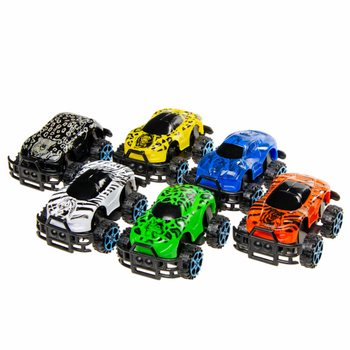 AUTO DELLA GIUNGLA PULL BACK IN ESPOSITORE (12 pezzi)