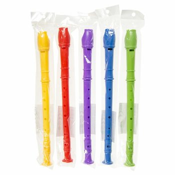 FLAUTI DOLCI GRANDI COLORATI (24 pz.)