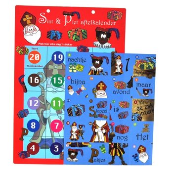 CALENDARIO CONTO ALLA ROVESCIA SAN NICOLA - MODELLO 1 (12 pz.)