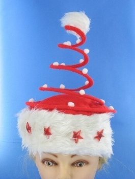 OFFERTA STOCK - CAPPELLO DI NATALE A SPIRALE LUXURY CON STELLA LUMINOSA (120 pz.)