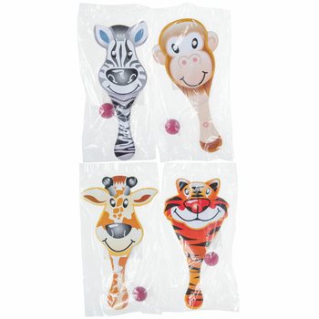GIOCO RACCHETTA E PALLA ANIMALI SIMPATICI (24 pz.)