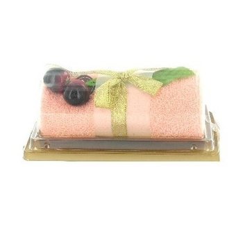 ASCIUGAMANO A FORMA DI TORTA (2 pz.)