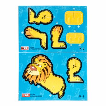 Puzzle 3D Animali Selvatici (48 pz.)
