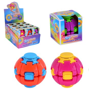 PALLA FIDGET SPINNER SPIN & POP - SPIN SHIFT BALL - IN DISPLAY (24 pz.)