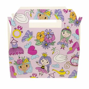 Scatola Menu Principessa - Porta Menu Bimbi - 22,5 x 12 x 9,5 cm (24 pz.)