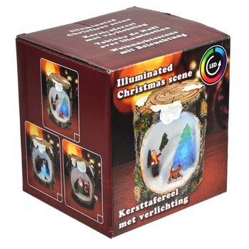 PAESAGGIO NATALIZIO CON ILLUMINAZIONE LED (6 pz.)