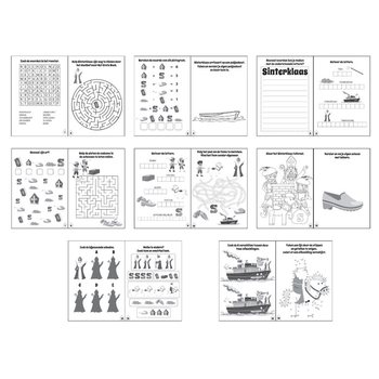 Libretto di Giochi Sinterklaas (Set da 48)