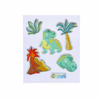 ADESIVI BRILLANTINATI - MODELLO: DINOSAURO (100 pz.)
