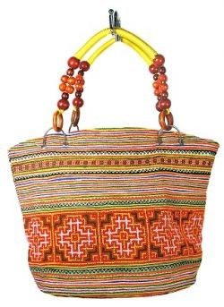 Borsa B-FAIR Beads Marrone/Giallo (1 pz)