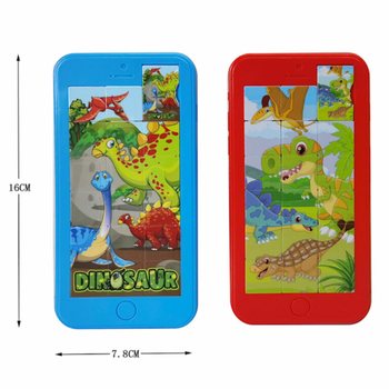 Puzzle a Scorrimento Dinosauro - 8x16 cm