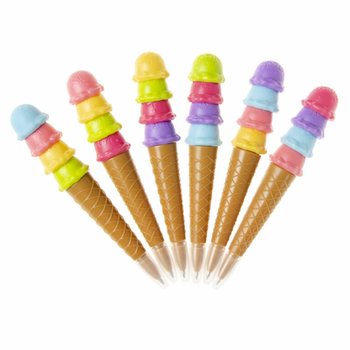 Penna a Sfera a Cono Gelato in Display (24 pz.)