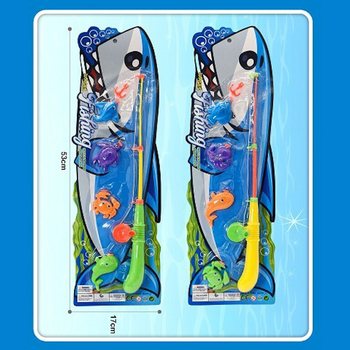 GIOCO DELLA PESCA MAGNETICA SU SCHEDA - 16x53x3,5 cm (12 pz.)