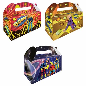 Menubox per Bambini – Supereroi – 22,5 x 9,5 x 18 cm (12 pz.)