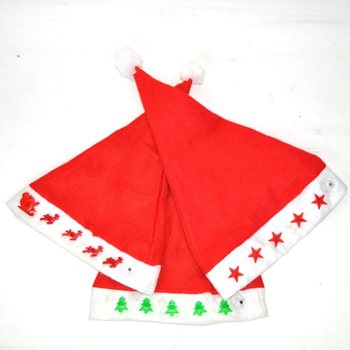 Cappelli di Babbo Natale Luminosi a LED - 3 Modelli (12 pz.)
