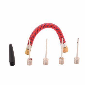 SPORTS ACTIVE - SET 7 PEZZI ACCESSORI PER POMPA PER PALLONI