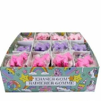 Gomme da Cancellare Unicorno - Display (48 pz.)