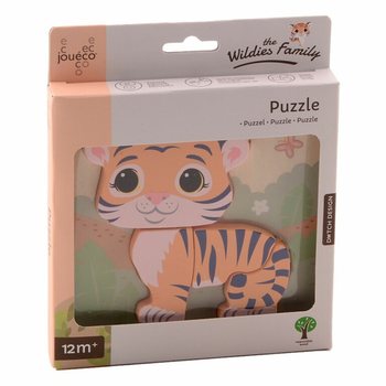 JOUECO - THE WILDIES FAMILY MIX PUZZLE IN LEGNO - Dai 12 Mesi (12 pz.)