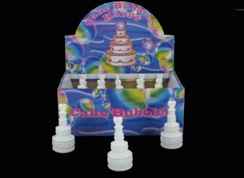 Bolle di Sapone per Matrimonio - Modello Torta (24 pz.)