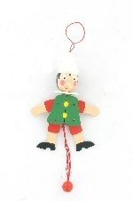Burattino Saltimbanco in Legno Pinocchio (4 pz.)