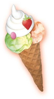 Set Pasta da Modellare SES Gelati (4 Colori) (1 pz.)