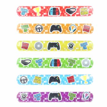 Braccialetti Slap Gamer - Mix (120 pezzi)