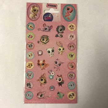 Adesivi Little PetShop, 20 x 10 cm (10 pz.)