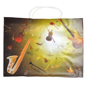 Borse per la Spesa Grandi / Sacchetti Regalo - Design Musica (12 pz.)