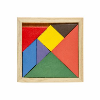 Set Puzzle Tangram in Legno (12 pezzi)