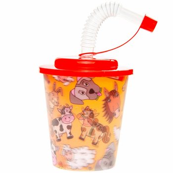 Bicchieri Fattoria con Cannuccia (12 pz.)