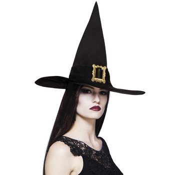 Cappello da strega con fibbia (6 pz.)