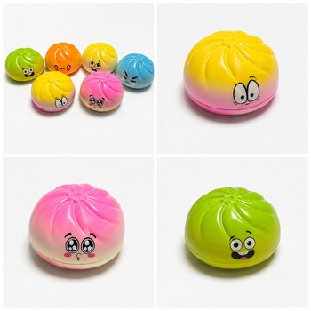 RAGE - Squishy Dumplings GRANDE (9 x 9 x 4 cm) - Gioco Fidget Virale 2026 - CON CAVALLOTTO (24 pz)