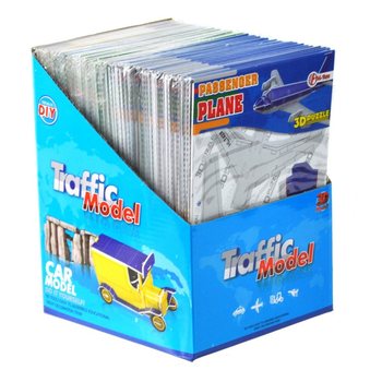 Puzzle 3D di Aerei in Display (64 pz.)