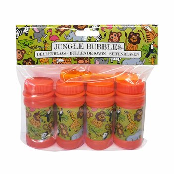 Bolle di Sapone Animali della Giungla 50ml (Confezione da 4)
