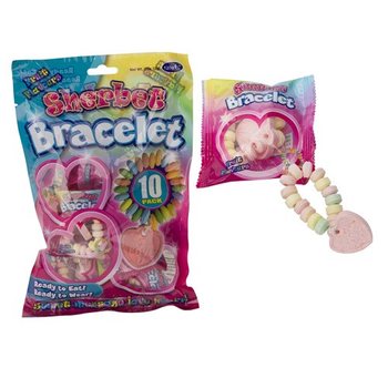 Braccialetti di Caramelle - Busta da 10 pezzi 12g (Set da 12 Buste)