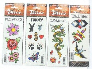 ADESIVI TATUAGGIO (50 pz.)