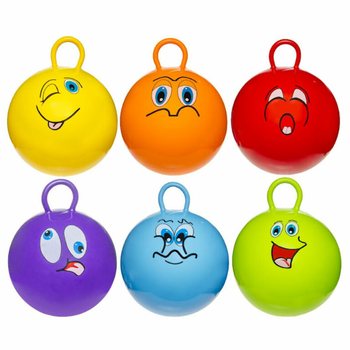 Palla Saltante Smiley - Ø 46 cm (6 pz.)