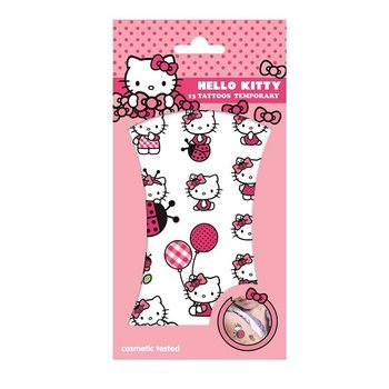 Tatuaggi Temporanei HELLO KITTY - Dim. 20 x 10 cm (10 pz.)