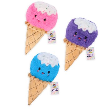 Grandi Gelati di Peluche - 25 cm - Colori Misti (12 pz.)