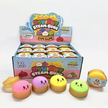 RAGE - Squishy Bun Dumplings PICCOLO (Dim. 5.5 x 5.5 x 3 Cm) - Viral 2026 Fidget Toy (24 pz.)