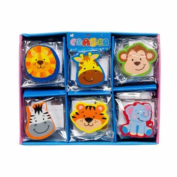 Mix Gomme per Cancellare Animali Selvaggi in Display (36 pz.)